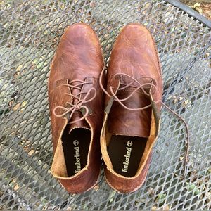 Timberland Chukka Boots Men’s 12 Mahogany Conditioned Leather Ankle Boots A152E